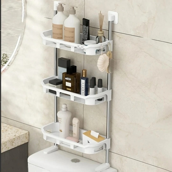 Feed hook toilet rack