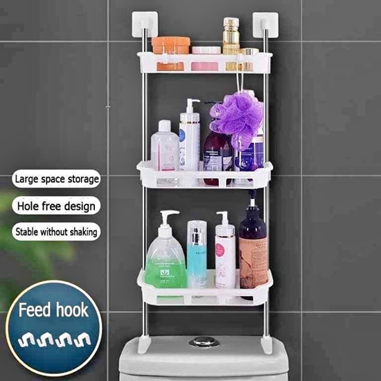 Feed hook toilet rack