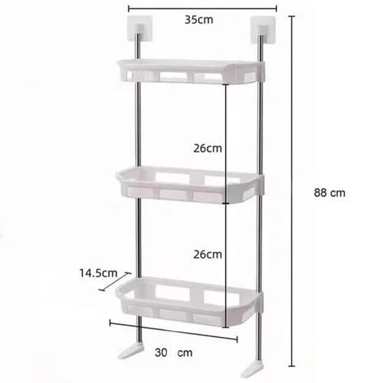 Feed hook toilet rack