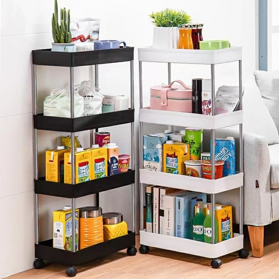 4 Layer plastic storage rack