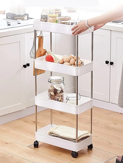 4 Layer plastic storage rack